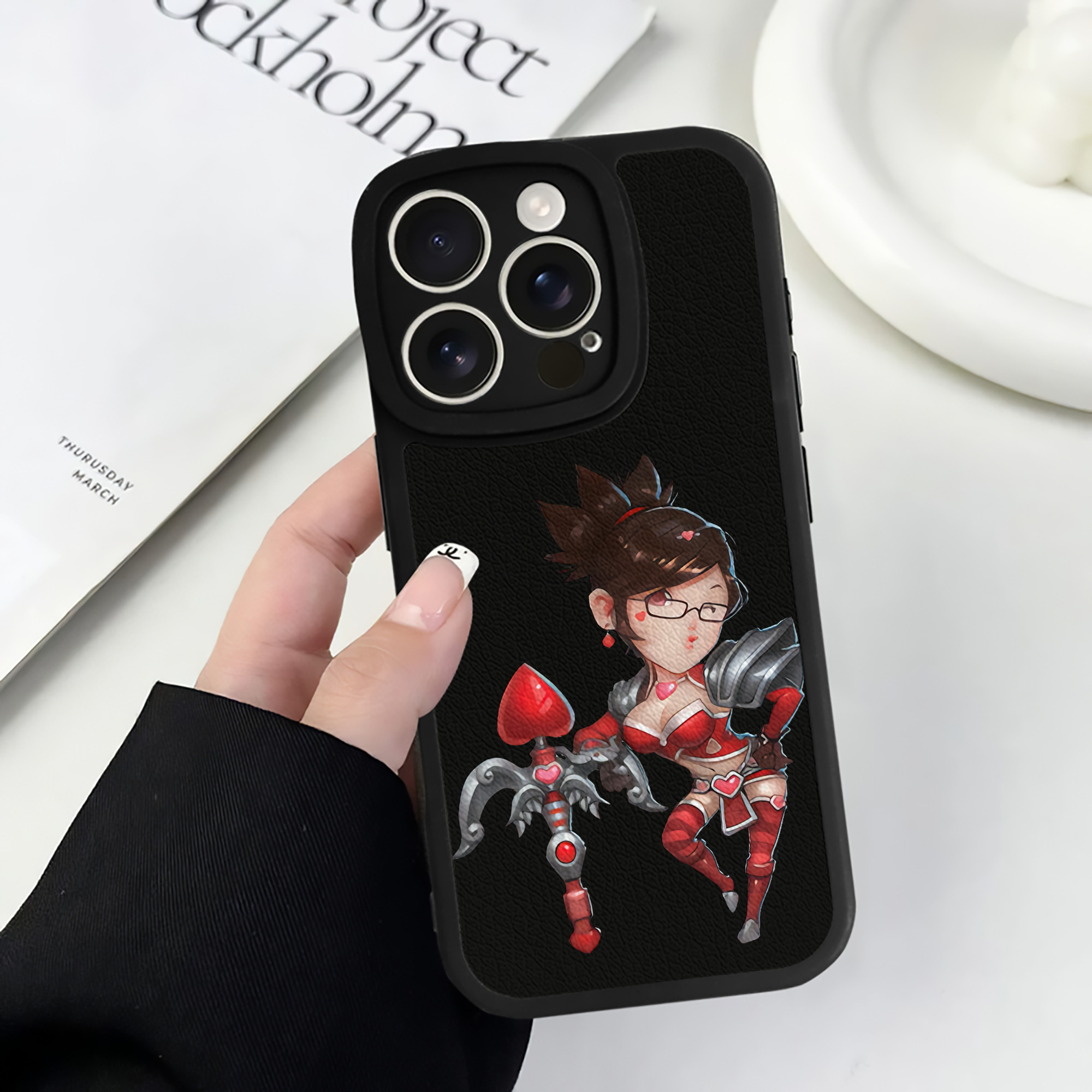 （画像用） リーグ・オブ・レジェンド League of Legends LOL 【iPhone 16シリーズ対応】シリコンスマホケース（レザー調） 材質：シリコン